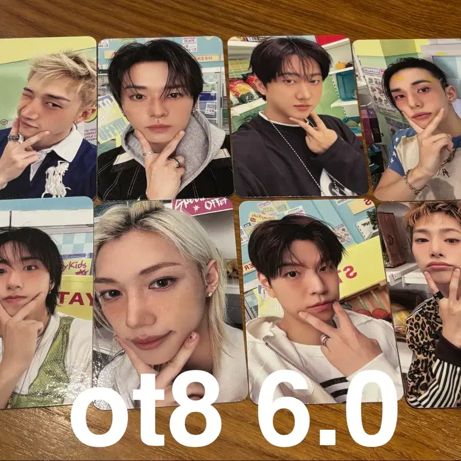 스트레이키즈 스키즈 스키주 오드앤프레쉬 팝업 구매 특전 포카 ot8
