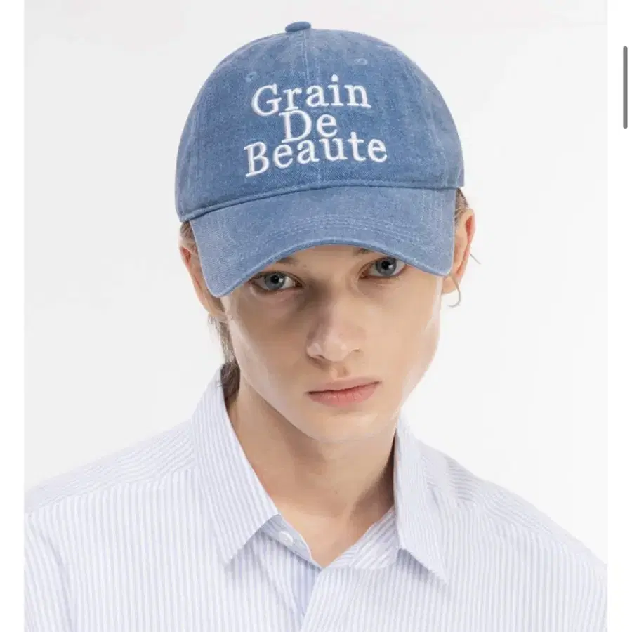 그랑드보떼 데님 볼캡 모자