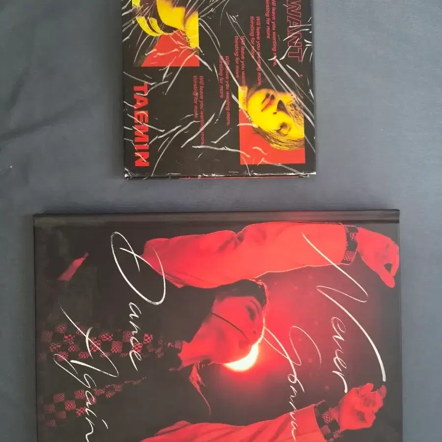 (CD없음)태민 TAEMIN WANT 앨범 + Never Gonna Dance Again 앨범