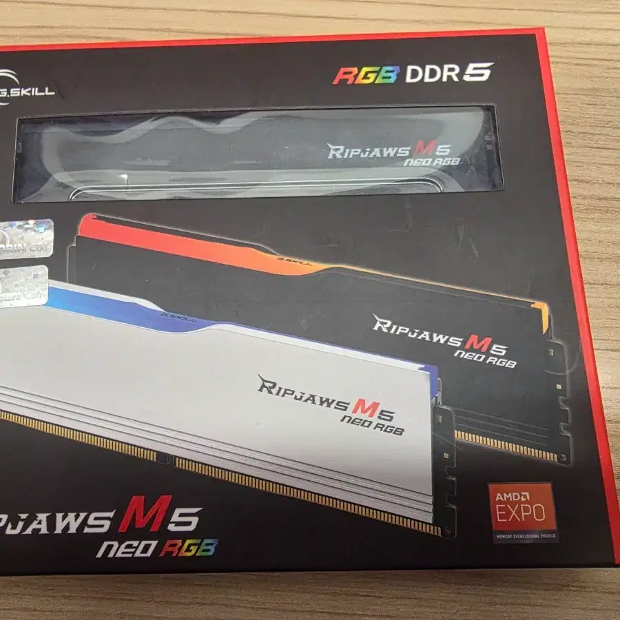 G.Skill Ripjaws M5 Neo RGB DDR5 64Gb(32x2) 서린 팝니다.