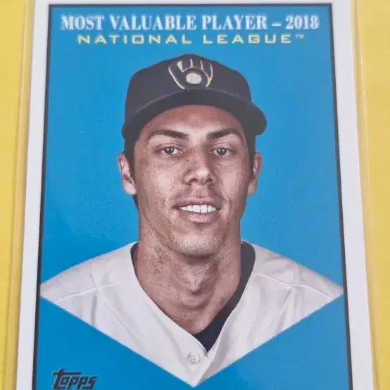 MLB 2018 NL MVP 밀워키 옐리치 카드