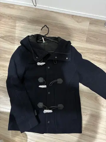 HARE 남성용 더플 코트 네이비
