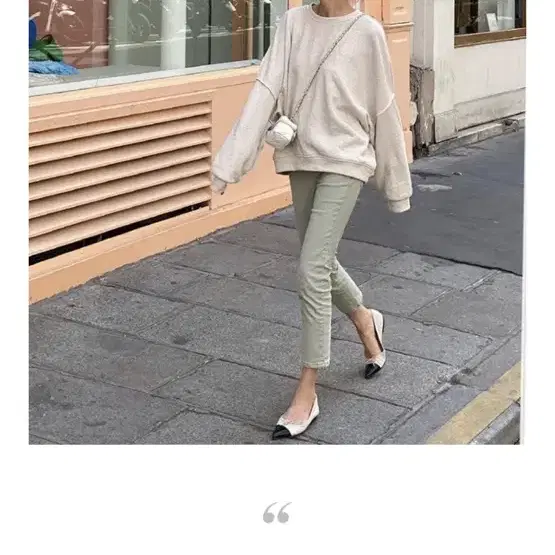 유메르 워싱슬림코튼팬츠