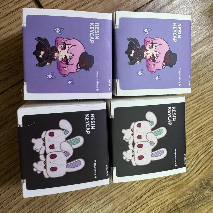 메이플 텀블벅 루시드 토끼인형 키캡 2종 일괄