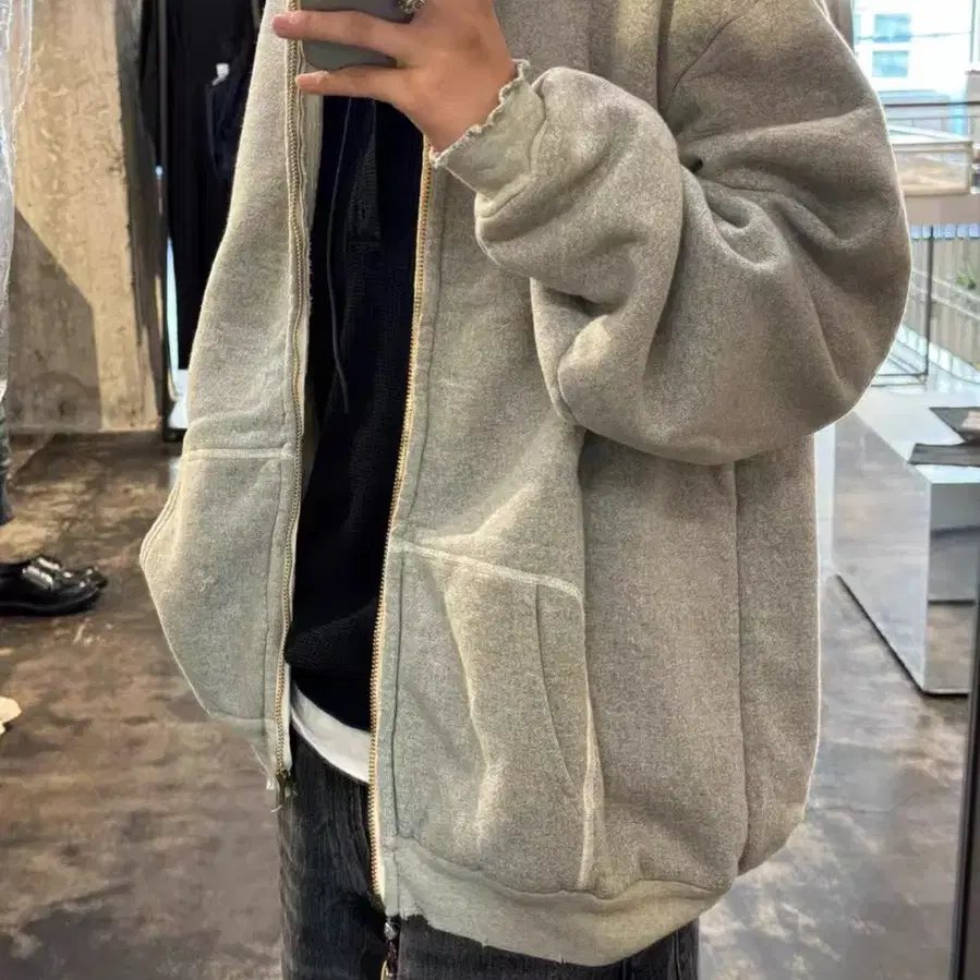 [3]아프레쎄 24aw 빈티지 집업 후드 zip sweat hoodie 집 스웻 후디