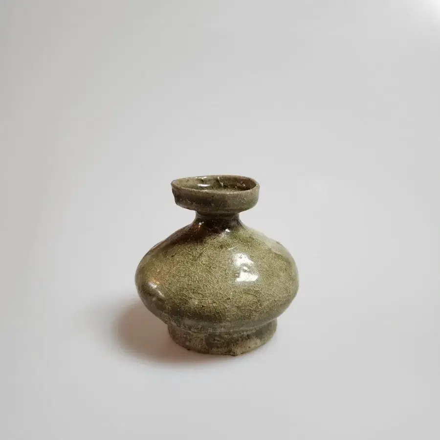 골동품 고려시대 고려청자 요변이 아름다운 유병