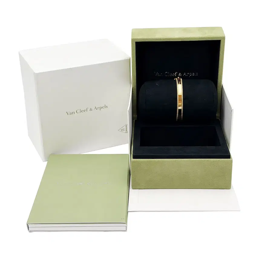 반클리프앤아펠 반클리프아펠 Van Cleef&Arpels VCARP3K400 18K 로즈골드 뻬를리 시그니처 스몰 브레이슬릿 사진 1