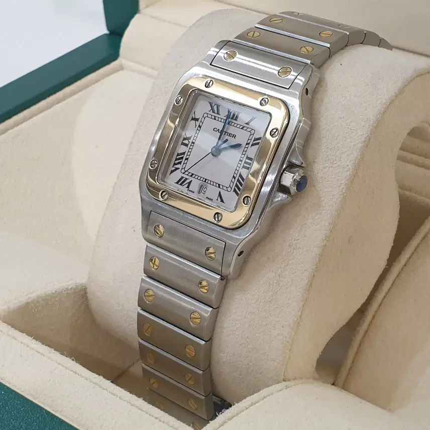 까르띠에 산토스 드 갈베 콤비 LM 29MM W20011C4 사진 2