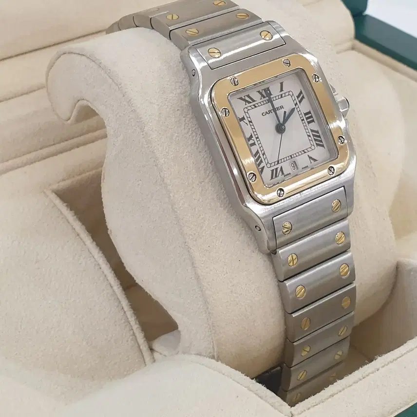 까르띠에 산토스 드 갈베 콤비 LM 29MM W20011C4 사진 3