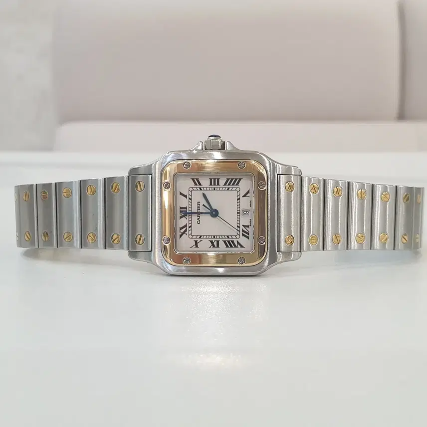 까르띠에 산토스 드 갈베 콤비 LM 29MM W20011C4 사진 5