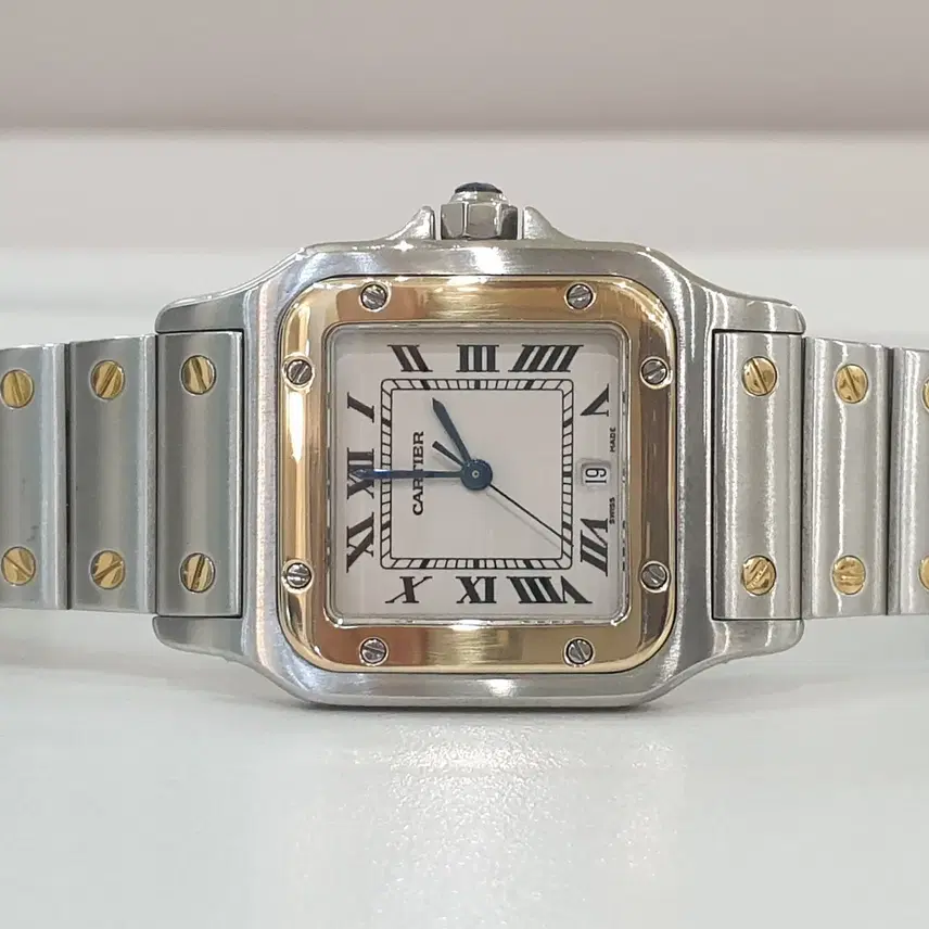 까르띠에 산토스 드 갈베 콤비 LM 29MM W20011C4 사진 6