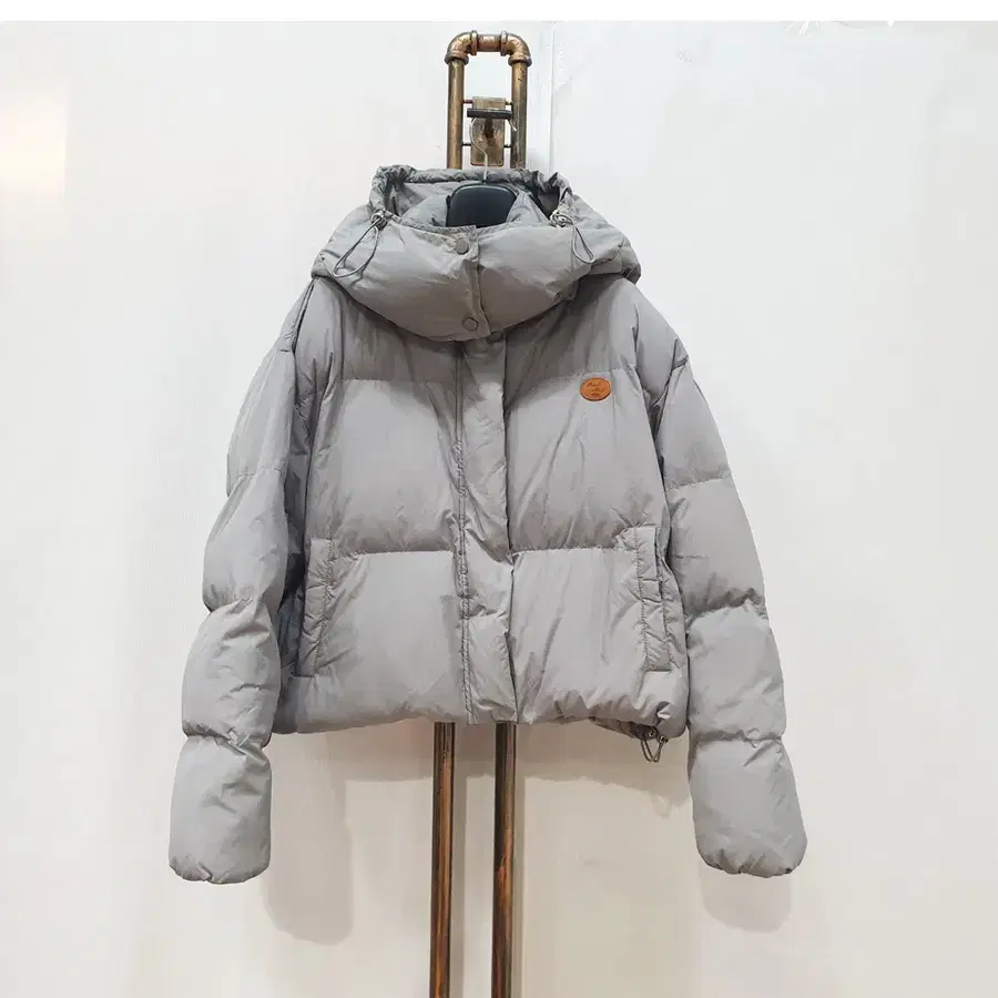 (kk70800)피그먼트 PIGMENT 덕후드 크롭 숏패딩 자켓 F
