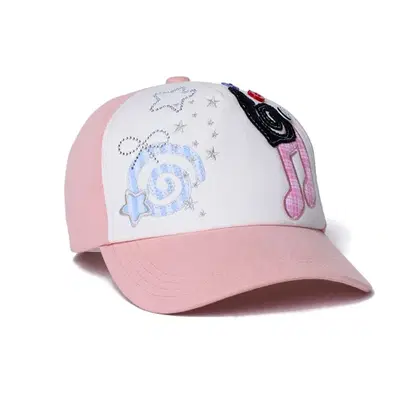 아일릿X락피쉬 패치워크 볼캡 PINK 현재품절제품 (미착용새상품)