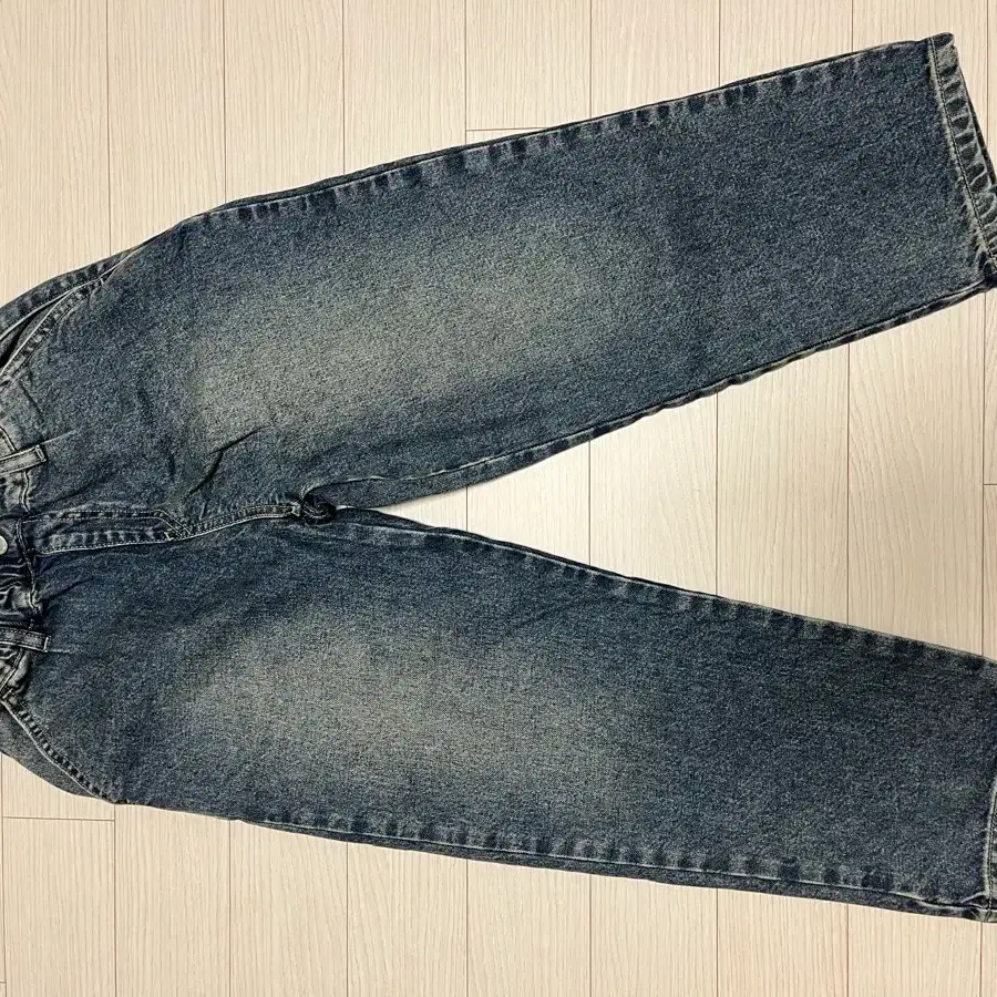 스파오 청바지 밴딩 데님 팬츠