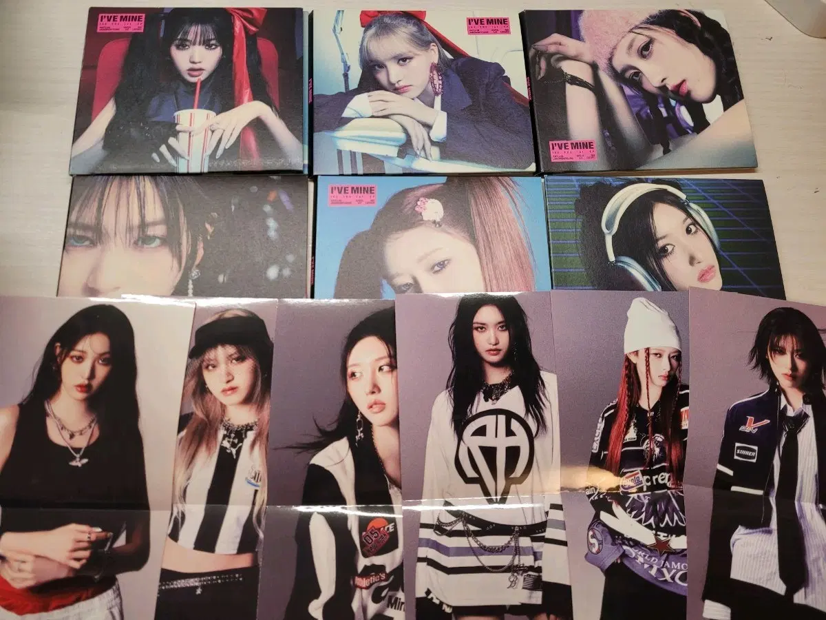 Ive Mine digipack unsealed all members jang wonyoung ahn yujin gaeul lay Leeds leeseo