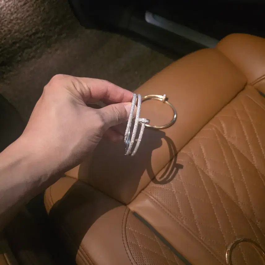 까르띠에 풀파베 18k,천연다이아몬드, 24k 대나무 금목걸이 팔아요.. 최저가판매 사진 5