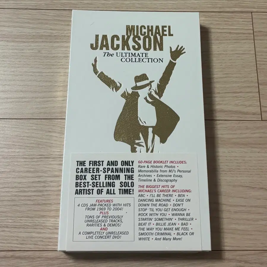 마이클 잭슨 MICHAEL JACKSON The Ultimate Collection 얼티밋 컬렉션 박스세트 4CD+1DVD 미개봉 미국반
