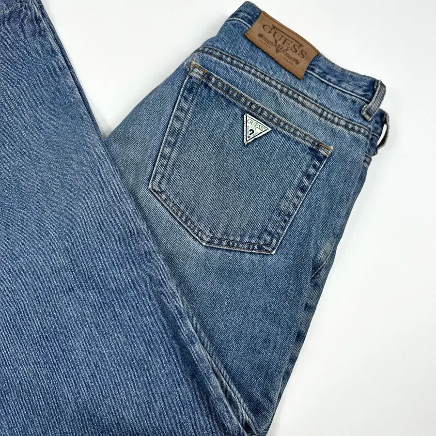 게스 guess USA 삼각로고 데님팬츠 (36인치)