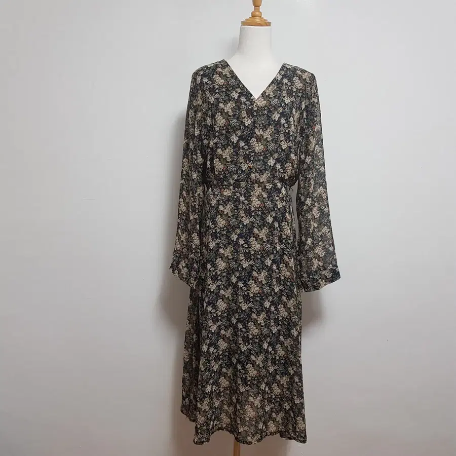 7362/HOTPING 여 77사이즈 네이비원피스/내옷방