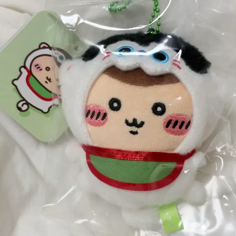 [미개봉] 치이카와 모구모구 혼포 가와고에 콩눈 쿠리만쥬 마스코트 인형 키링