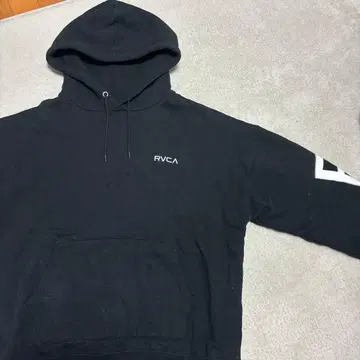 RVCA 블랙 후드티