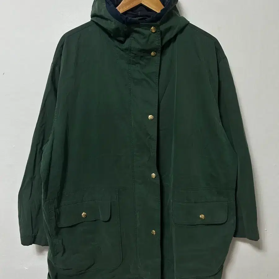 95-105 Burberry 버버리 올드스쿨 루즈핏 후드 롱 자켓 정품