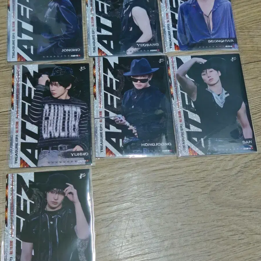 에이티즈 ATEEZ 리더카드 7개 테레카