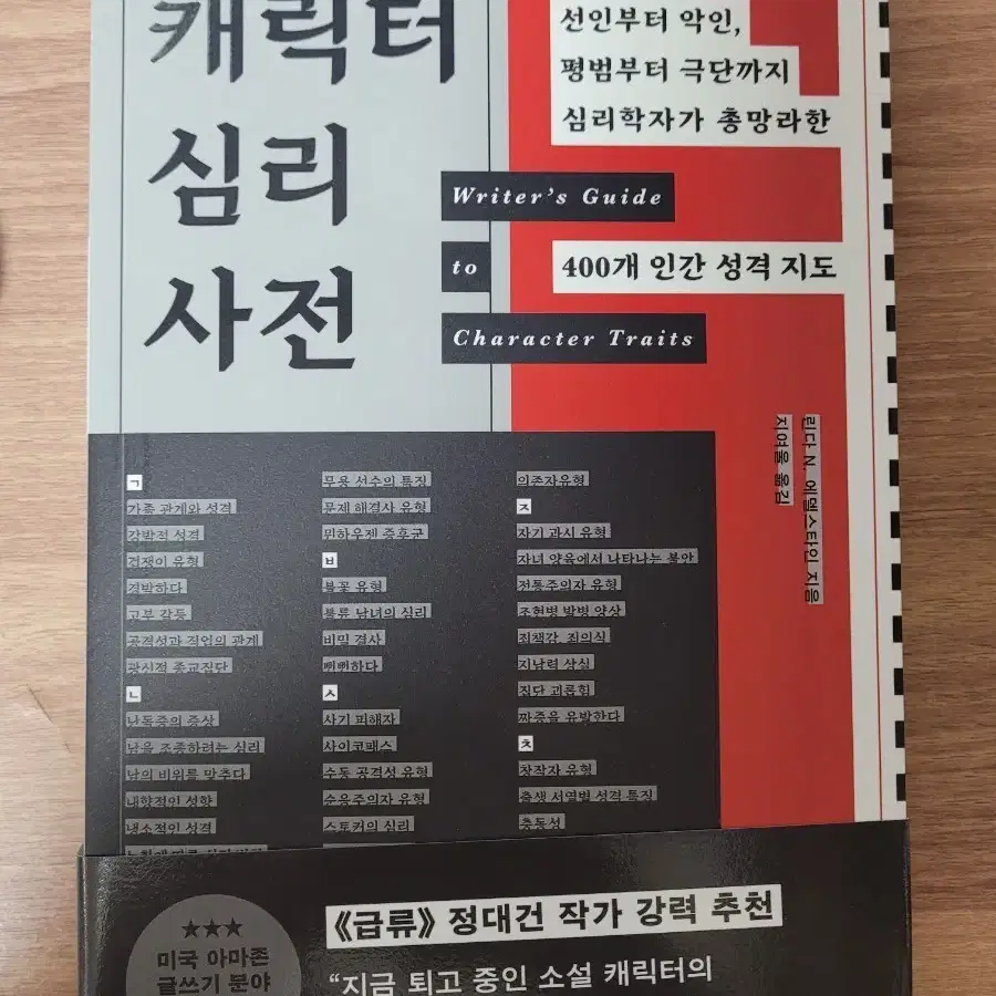 캐릭터 심리 사전