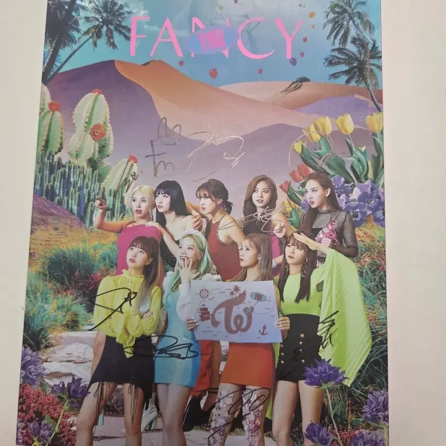 트와이스 FANCY 앨범 친필사인본 비매