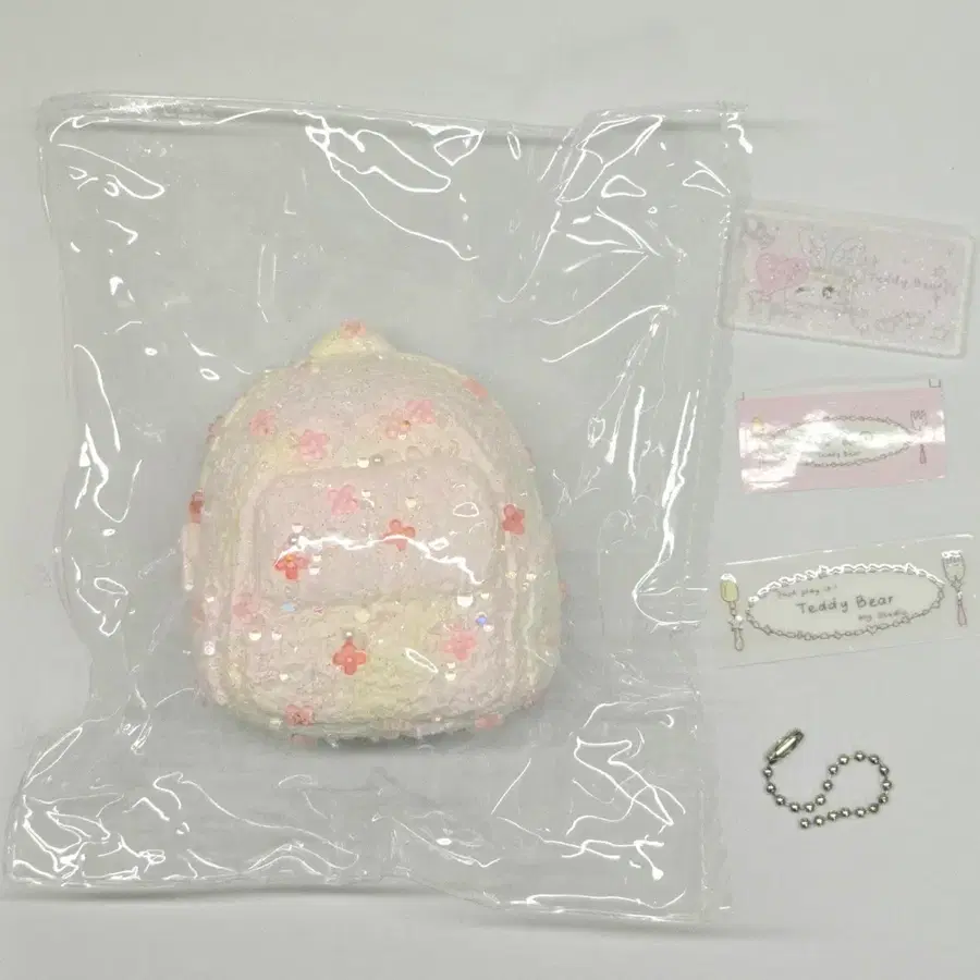 테디베어 Teddy bear 책가방 비즈 말랑이