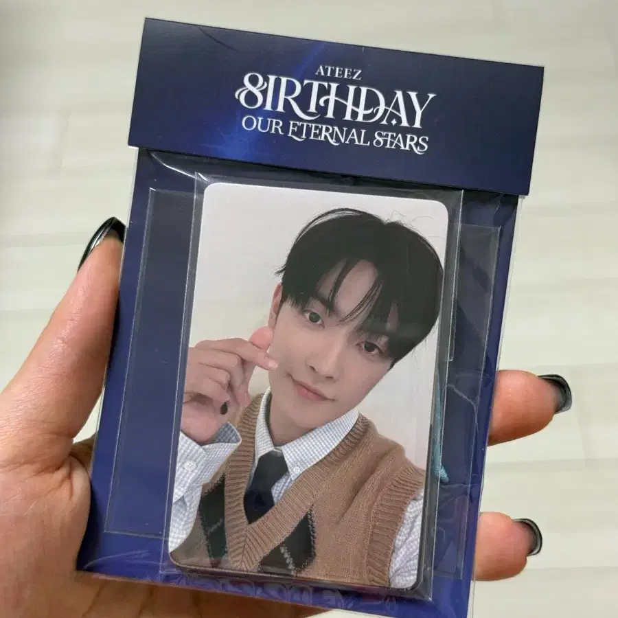 에이티즈 8주년 팔찌 포카 세트(미개봉)
