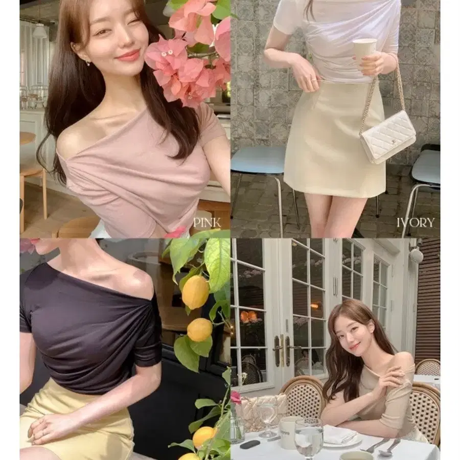 [새제품]여리 오프셔링 티셔츠 프리사이즈 정가 22,900원 데이트룩,