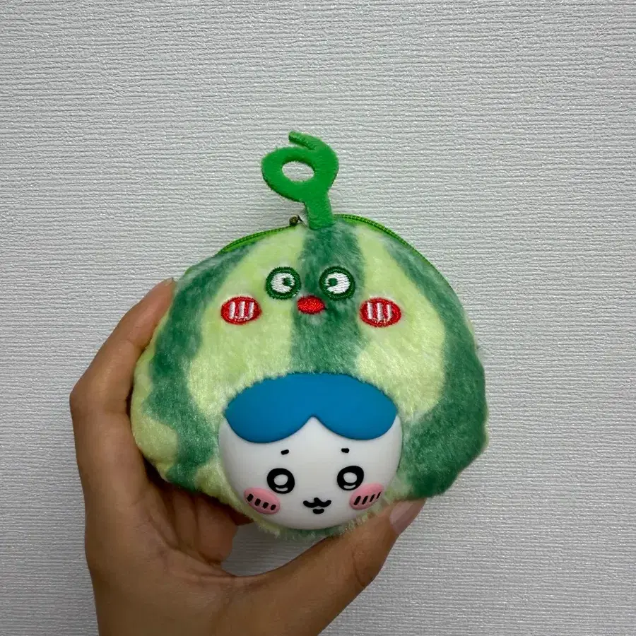 치이카와 수박 파우치 하치와레