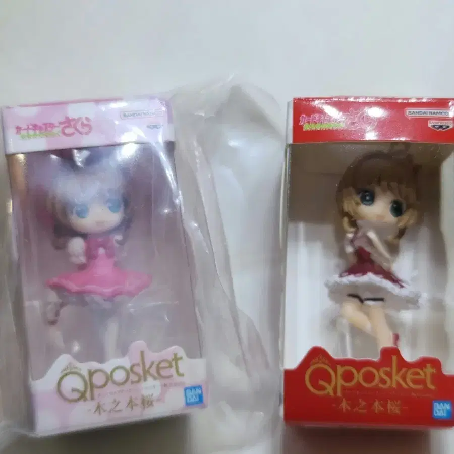 (일괄)카캡사 카드캡터 체리 사쿠라 큐포스켓 가챠 피규어 2종 일괄
