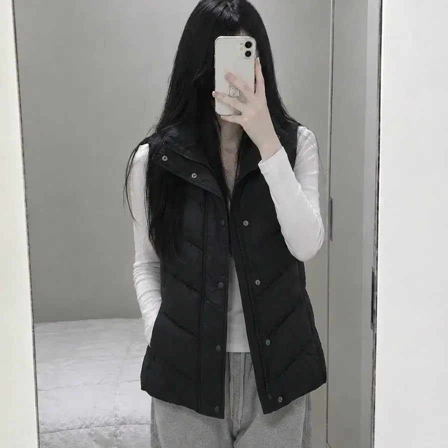 GAP갭 여성 패딩조끼(xs)