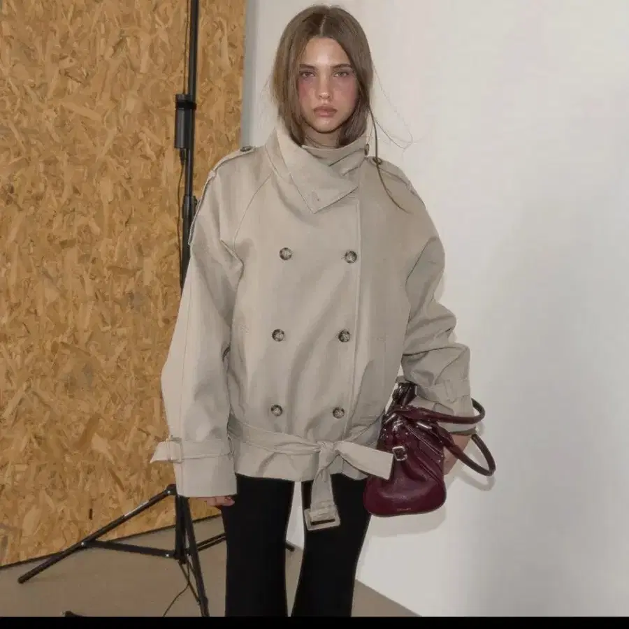 아수라 AUTHENTIC TRENCH JACKET 트렌치코트 재킷 베이지