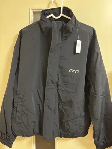 GAP 로고 나일론 자켓 블랙 XS