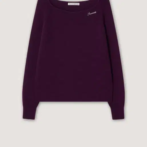 프랑메리코 purple off-shoulder