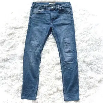 자라 데님 청바지 스키니 캐주얼 슬림 레그 실루엣 스트레치 색빠짐