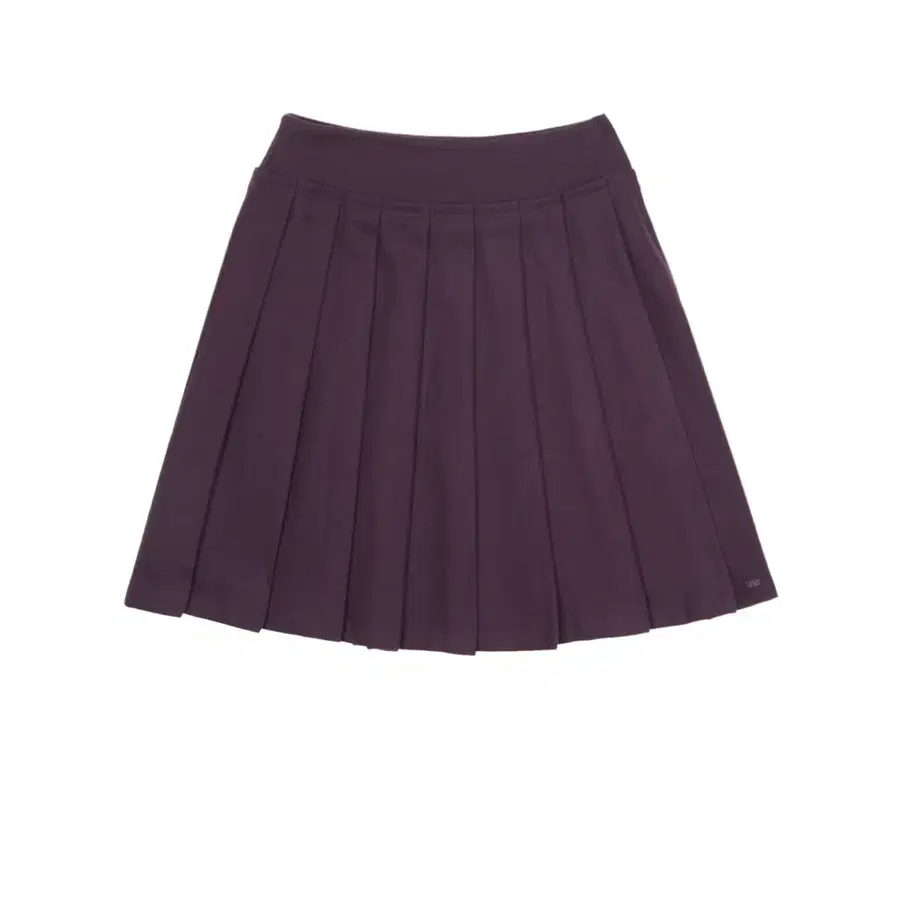 038 WOOL PLEATS SKIRT PURPLE