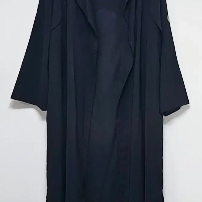 엔코코 블랙 롱 쉬폰자켓 숄자켓 로브가디건