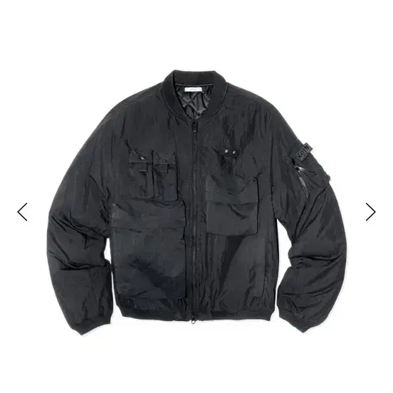 ETCE Koin Multipocket Washed Bomber 블랙 M
