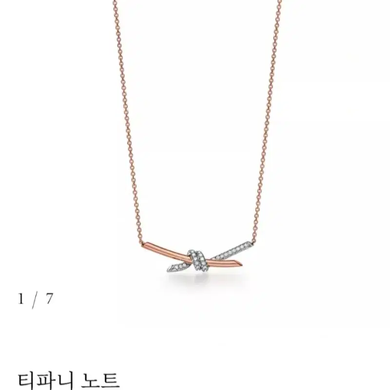 티파니앤코 티파니노트 플레티늄 하프파베 미디움 (새상품) 사진 3
