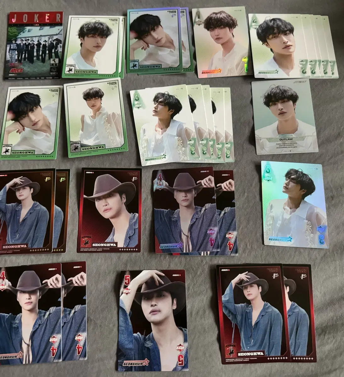 Tereka Mimka Ateez seonghwa 30 cards bulk