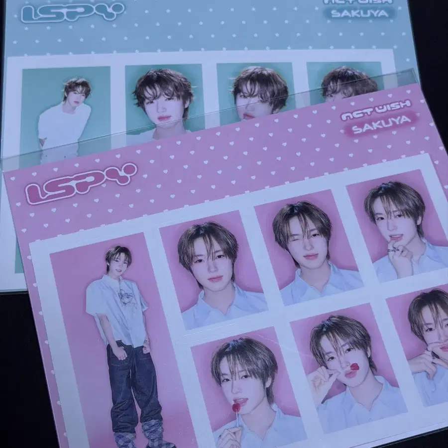 엔시티 위시 아이스파이 엠디 사쿠야 러버보이 컨퓨즈드 보이 아이디 포토 세트 ID PHOTO SET