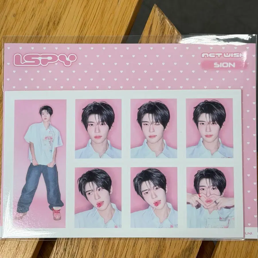 엔시티 위시 아이스파이 엠디 시온 러버보이 아이디 포토 세트 ID PHOTO SET