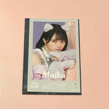 = LOVE 이코라브 사사키 마이카 Vol.9 미니 사진 레어 고양이 의상