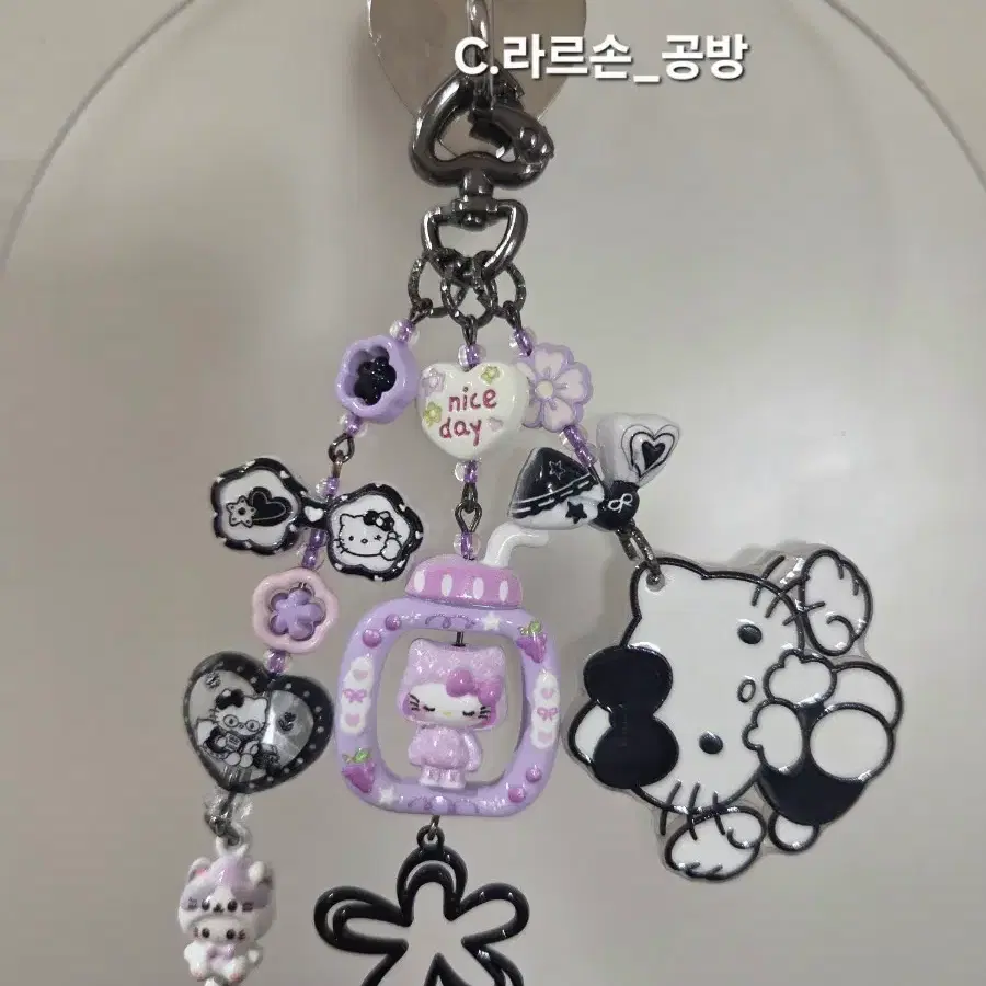 헬로키티 비즈키링 2종