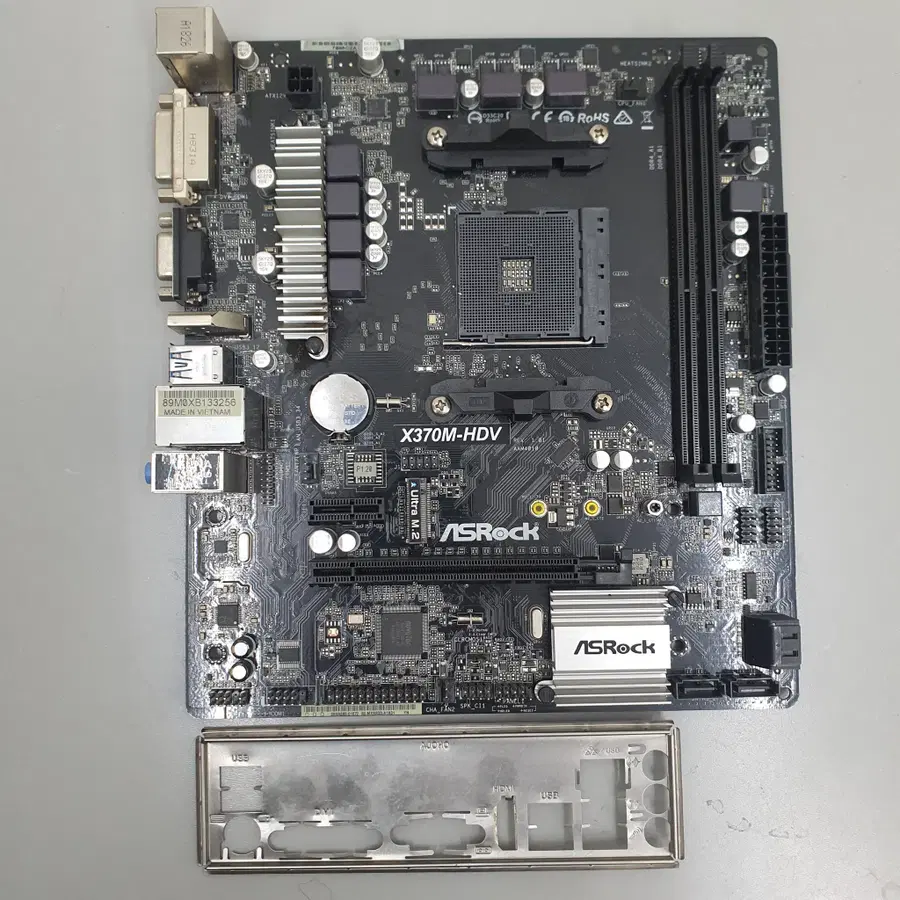 [무료배송] 중고 ASRock AMD X370M-HDV 메인보드