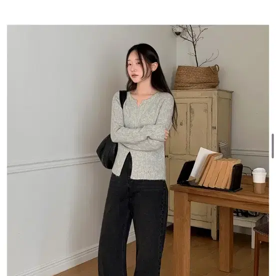어리틀빗 흑청 데님 팬츠 (새상품)